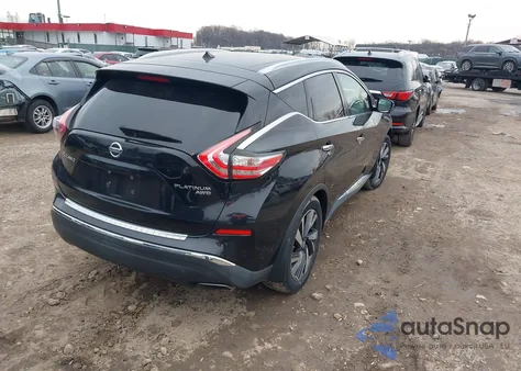 2015 Nissan Murano Platinum from USA, damaged, VIN 5N1AZ2MH5FN239217